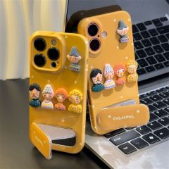 羽博适用苹果171615手机壳iPhone14Pro菲林1312五个小人11xs