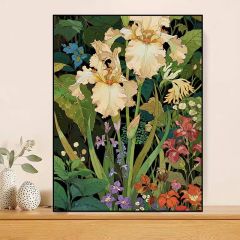 花卉数字油画diy填色新款手工填充油彩画丙烯涂色装饰画复杂超难